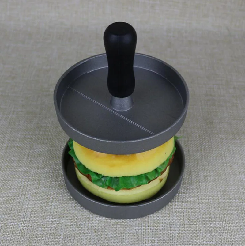 1 Набор пресс для гамбургеров круглой формы из алюминиевого сплава 11 см