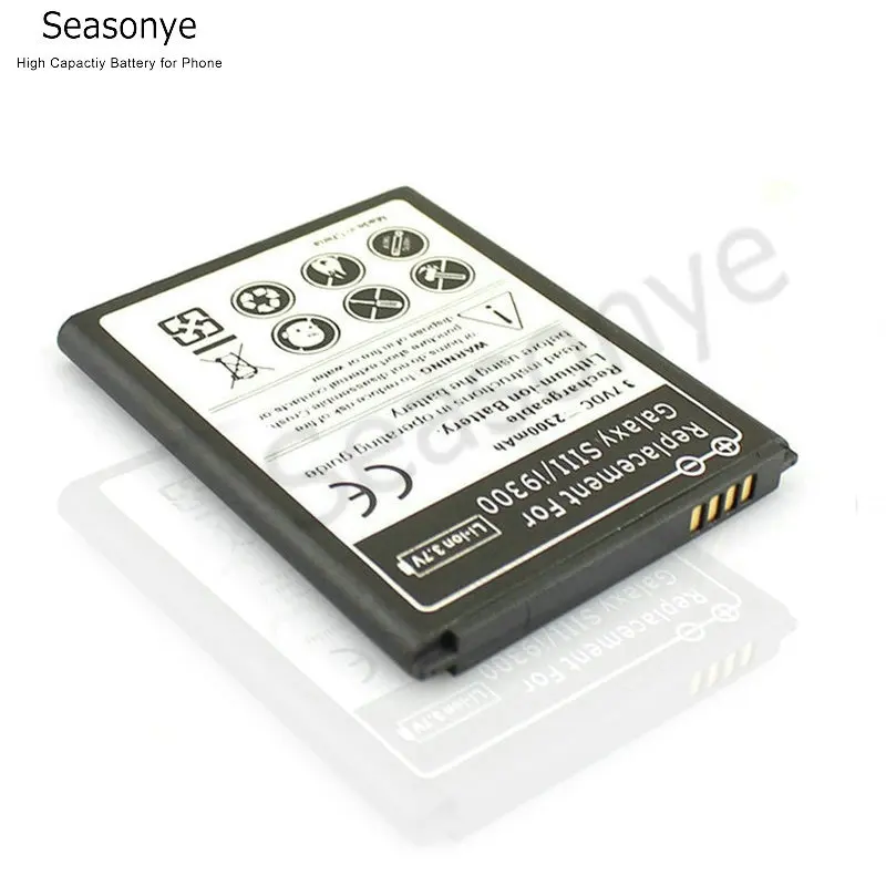 Seasonye 2300mAh EB-L1G6LLU Replacement Battery For Samsung Galaxy S3 III i9300 I9308 I9305 T999 L710 i747 i535 L300 + Track NO | Мобильные