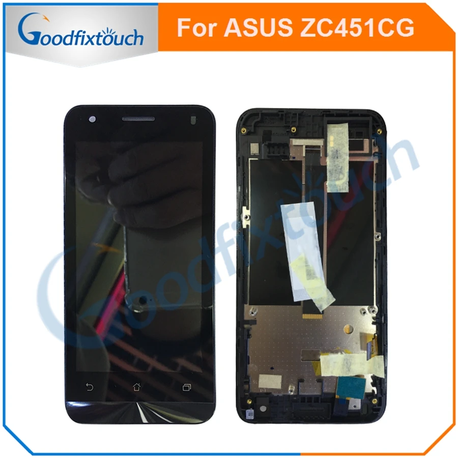 Для Asus Zenfone C ZC451CG Z007 ЖК-дисплей сенсорный экран дигитайзер в сборе с рамкой запасные части