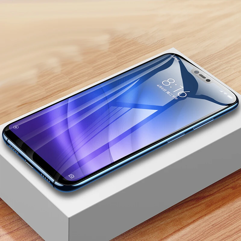 Защита экрана Mofi для Xiaomi Redmi Note 6 Pro закаленное стекло пленка с полным покрытием |