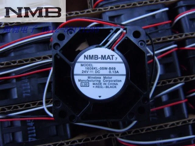 Оригинальный Для NMB 1608KL-05W-B69 4020 4 см 40*40*20 мм 24В 0.13A охлаждающий сервер осевой вентилятор