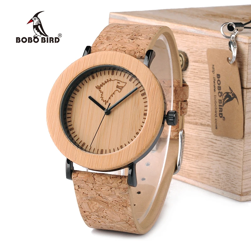 BOBO BIRD бамбуковые часы женские японский механизм кварцевые наручные reloj mujer