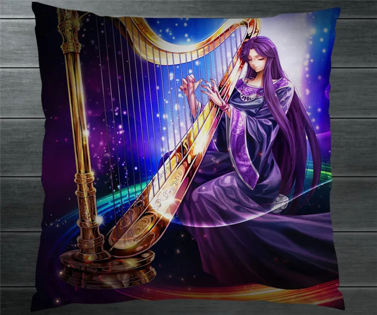 Saint Seiya The lost canvas Alone Hades Pandora Fanart Двусторонняя Наволочка Чехол для подушки
