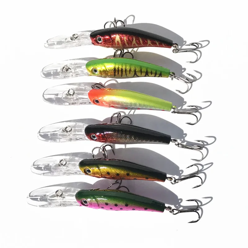 Sealurer 1 шт 6 см/9 5 gfishingcharm Набор Новый длинный язык мочи искусственный воблер pescage