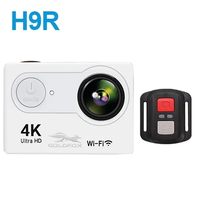 Спортивная Экшн-камера H9R Ultra HD 4 K, 12 МП, WiFi, 2,0, ЖК-экран, 30 м, водонепроницаемая Спортивная камера 170D, широкий угол обзора, с пультом дистанционного управления