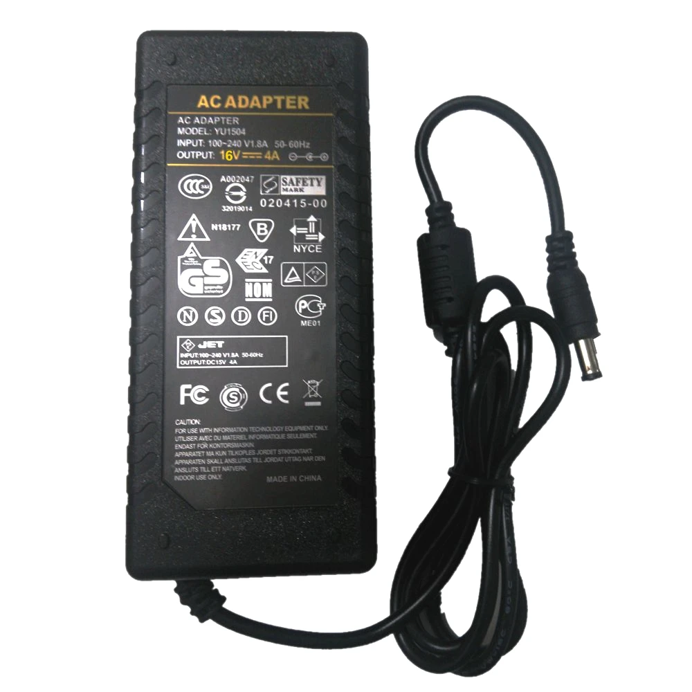 16V 4A AC адаптер питания для Panasonic 2.5A 2.8A 3.75A 4.06A зарядное устройство с кабелем