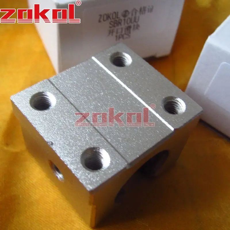 Подшипник ZOKOL SBR10UU. Открытая скользящая линейная длина подшипника 32 мм |