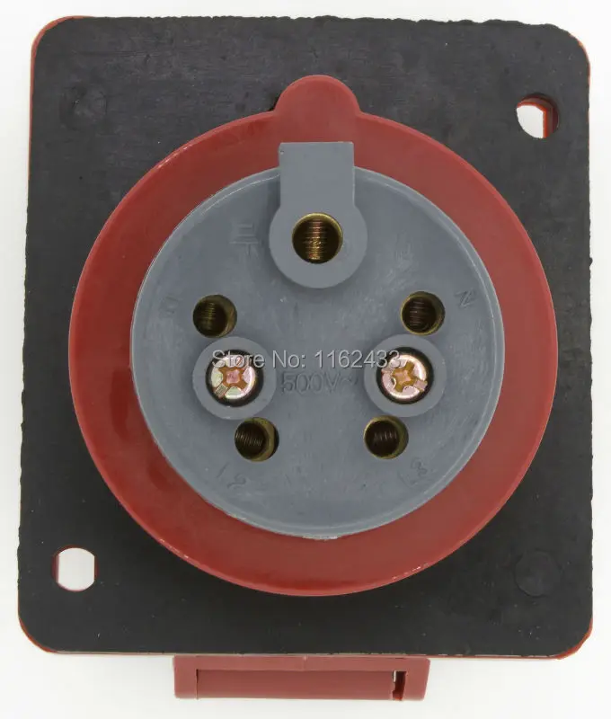 Промышленная забрызгивающаяся розетка 3P N E 5 pin 220 380 V/240 415 V IP44 415|socket camera|socketip44 lighting