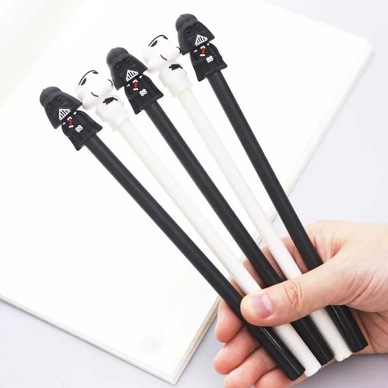 Ручка гелевая черная 0 5 мм 2 шт./лот | Канцтовары для офиса и дома