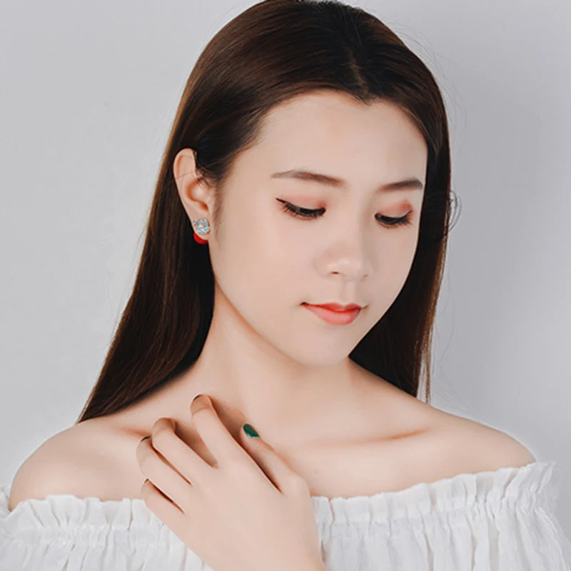 Hongye рождественские серьги гвоздики Бутик Новая мода лось Санта Клаус прекрасная