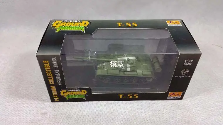 Военный T 55 СССР русский Танк Весна 1968 1:72 готовая легкая модель| |