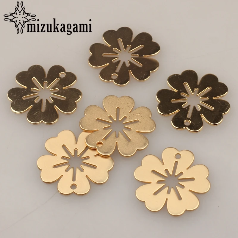 22 мм 10 шт./лот подвески из золотистого металлического цинкового сплава в форме