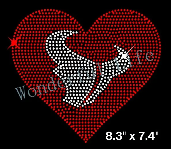 Бесплатная доставка love hear с bull Исправление горного хрусталя утюжок на bling