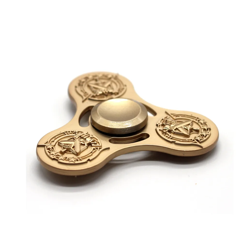 1 шт. Металл меч палец руки Spinner колеса EDC Треугольники Непоседа беспокойство
