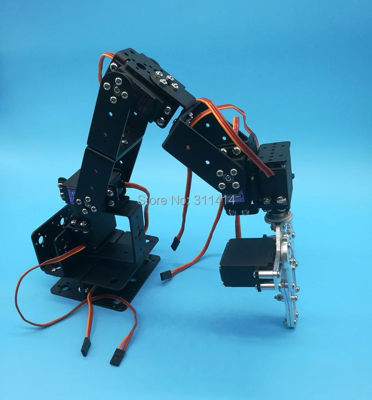 1 комплект алюминиевый робот 6 DOF механический зажим коготь Набор для Arduino DIY