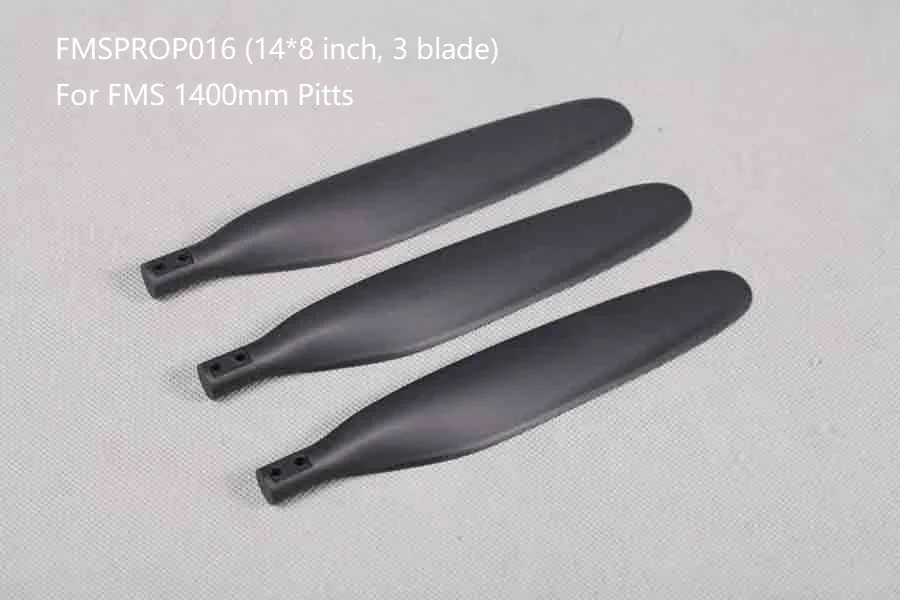 FMS 1400 мм 1 4 м Pitts Propeller 14*8 с 3 лопастями FMSPROP016 фотосессия модель|propeller blade|propeller