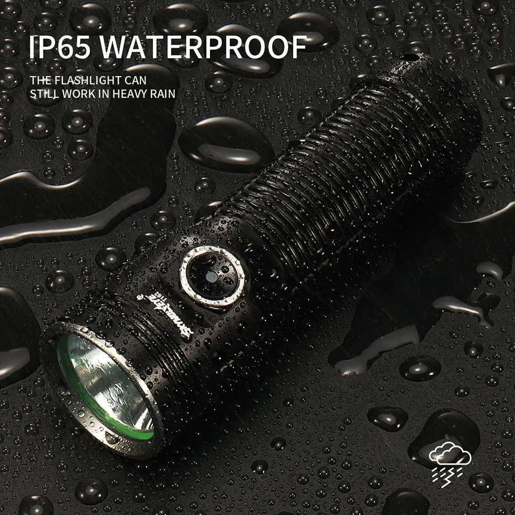 Портативный Usb фонарик яркий алюминиевый светодиодный фонарь наружный | Лампы и