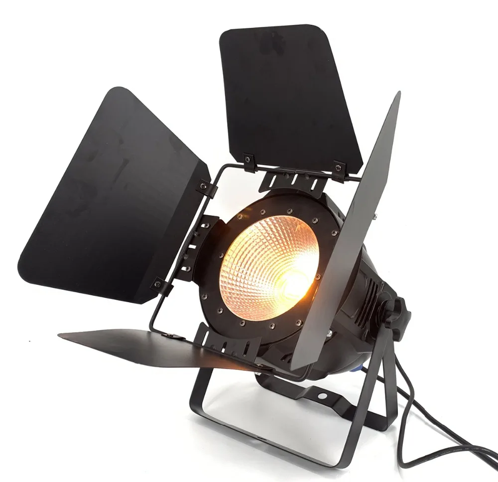 200 Вт COB светодиодный светильник с дверями сарая RGBWA UV 6в1/RGBW 4в1/RGB 3в1/теплый белый Par64 Светодиодный светильник для сценического диджея Dmx контроллер