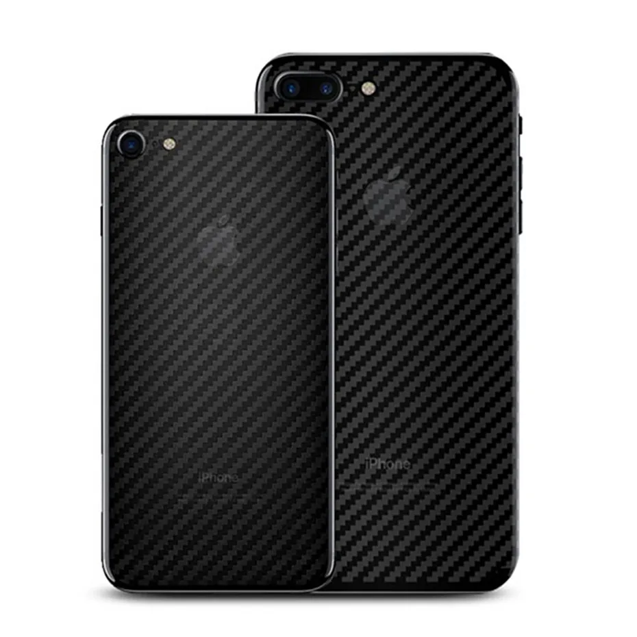5 шт. 3D наклейка из углеродного волокна протектор экрана для iphone 8 7 6s X XS MAX задняя