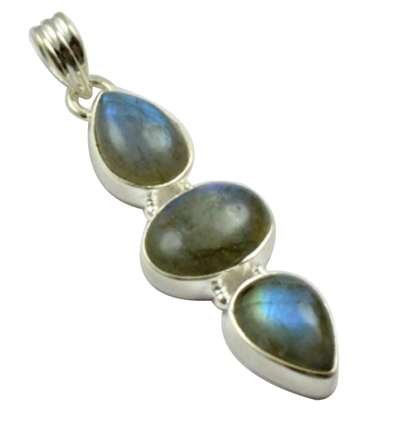 

Lovegem Nature Labradorite Pendant 925 Sterling Silver , 52.8 mm, MHBAP4603
