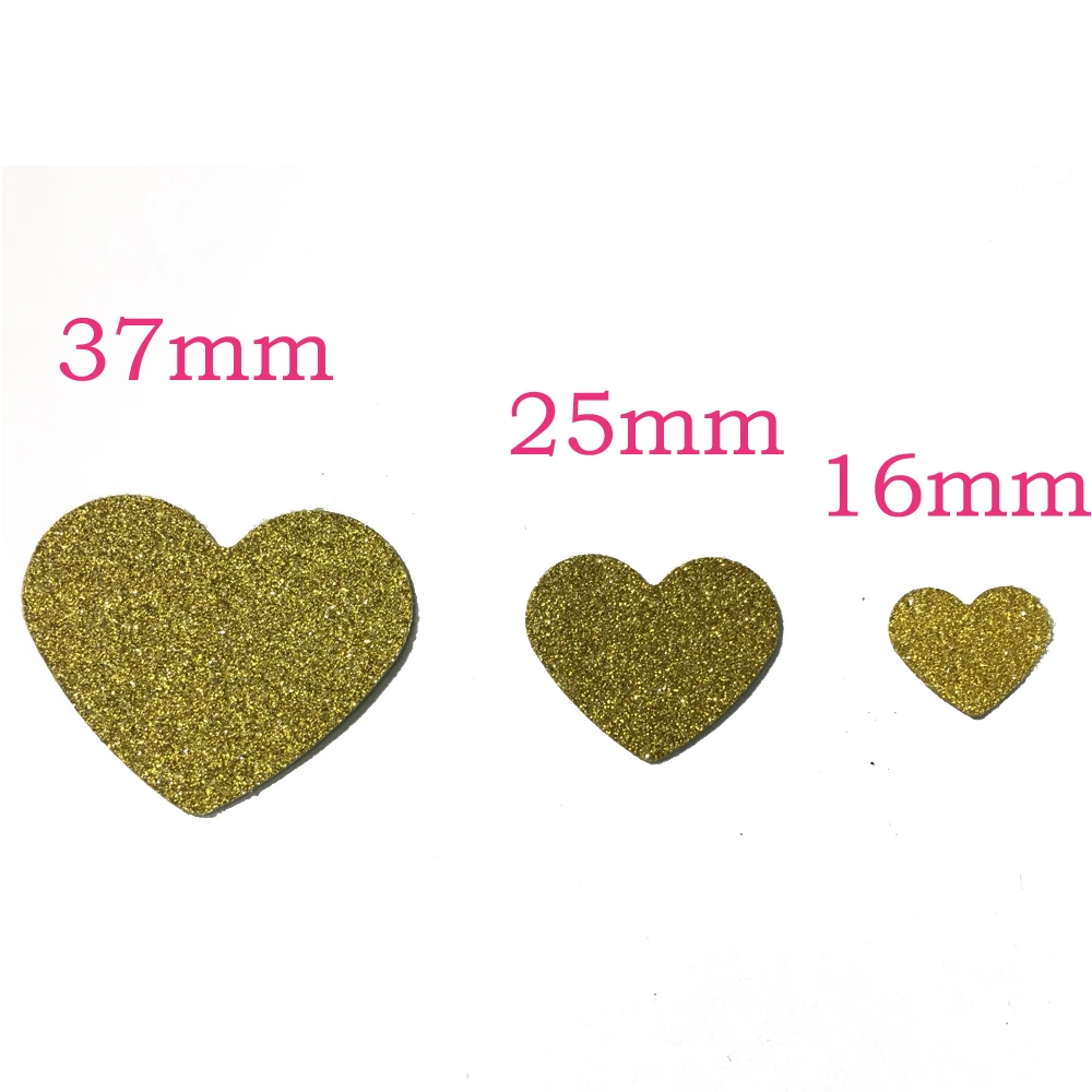 100 шт. Клей Золото Блеск Сердце Конфетти Бумаги Сердца Свадьба Таблица Разброса