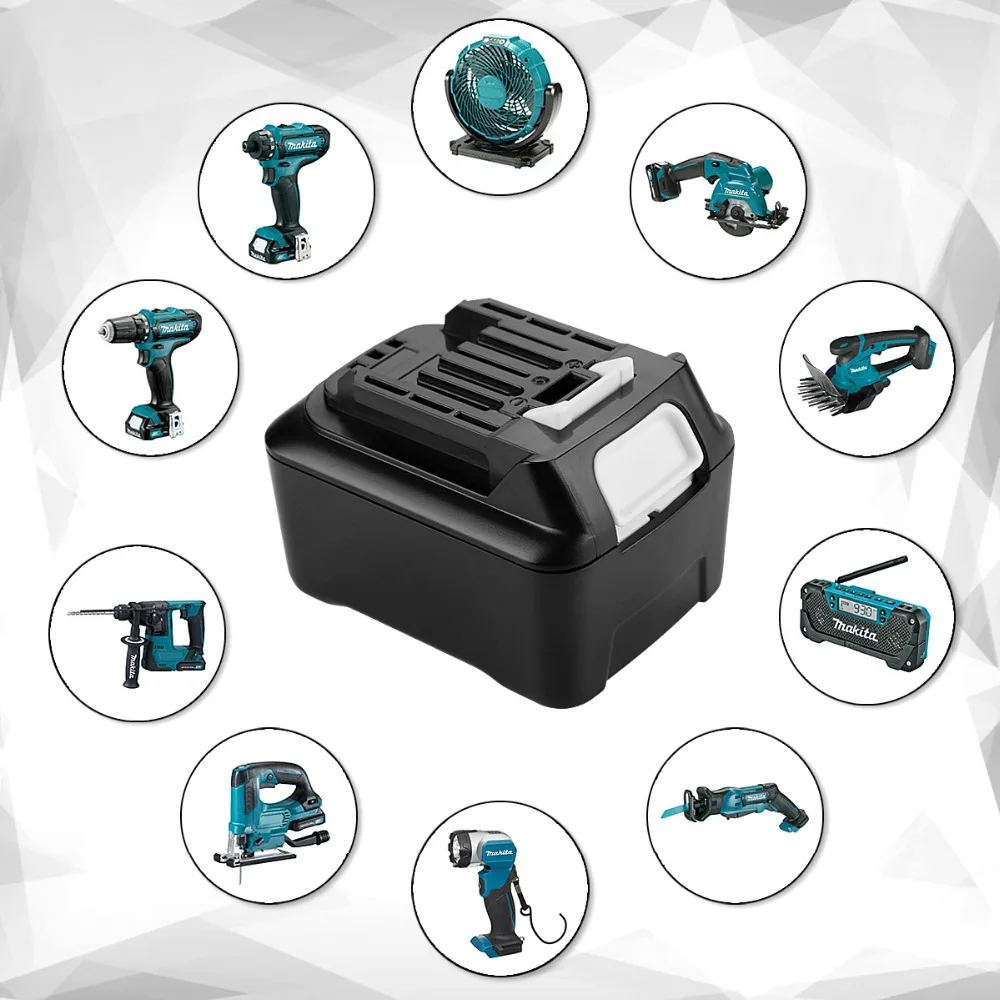 Для Makita 10 8 V 12V 5000mAh литий ионный аккумулятор BL1041B BL1016 BL1021B BL1040 BL1040B BL1015 BL1020B MAX BL1041