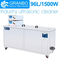 granbo 96l 1500w single tank industrial ultrasonic cleaner for gun bullets auto engine parts pcb board car chain hardware parts