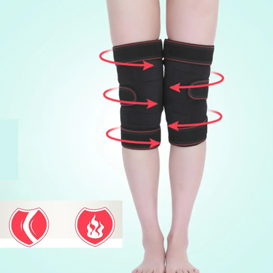 Эластичный дышащий спортивный фиксатор колена самонагревающийся наколенник |