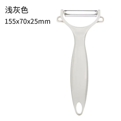 Серый Xiaomi mijia нож для чистки кожуры фруктов скребок Овощной строгальный нож для картофельной кожи нож из нержавеющей стали яблоко пилинг артефакт - Цвет: Серый
