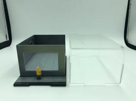 Yellow Boy Scene 1: 64 масштаб Diorama маленький мальчик за окном парковка металлическая автомойка магазин дисплей коробка Смолы Рисунок сцена модель игрушки - Цвет: Yellow Boy Scene
