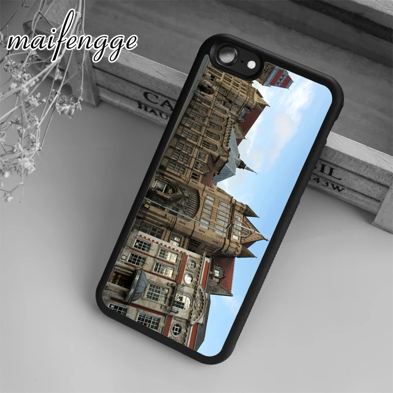 Музейный чехол maifengge в Манчестере для iPhone 5 6 6s 7 8 plus X XR XS max 11 12 Pro Samsung Galaxy S7edge S8 S9 S10 |