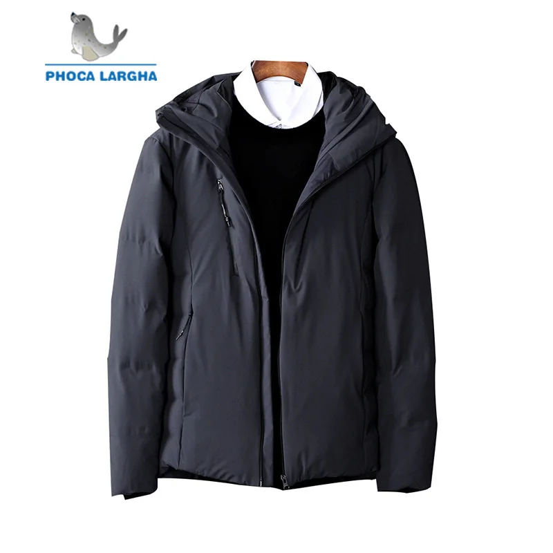2019 New Men's Winter Down Jackets And Coats Thick Warm Parkas Mens Casual Solid Color Hooded Male Brand Clothing | Мужская одежда