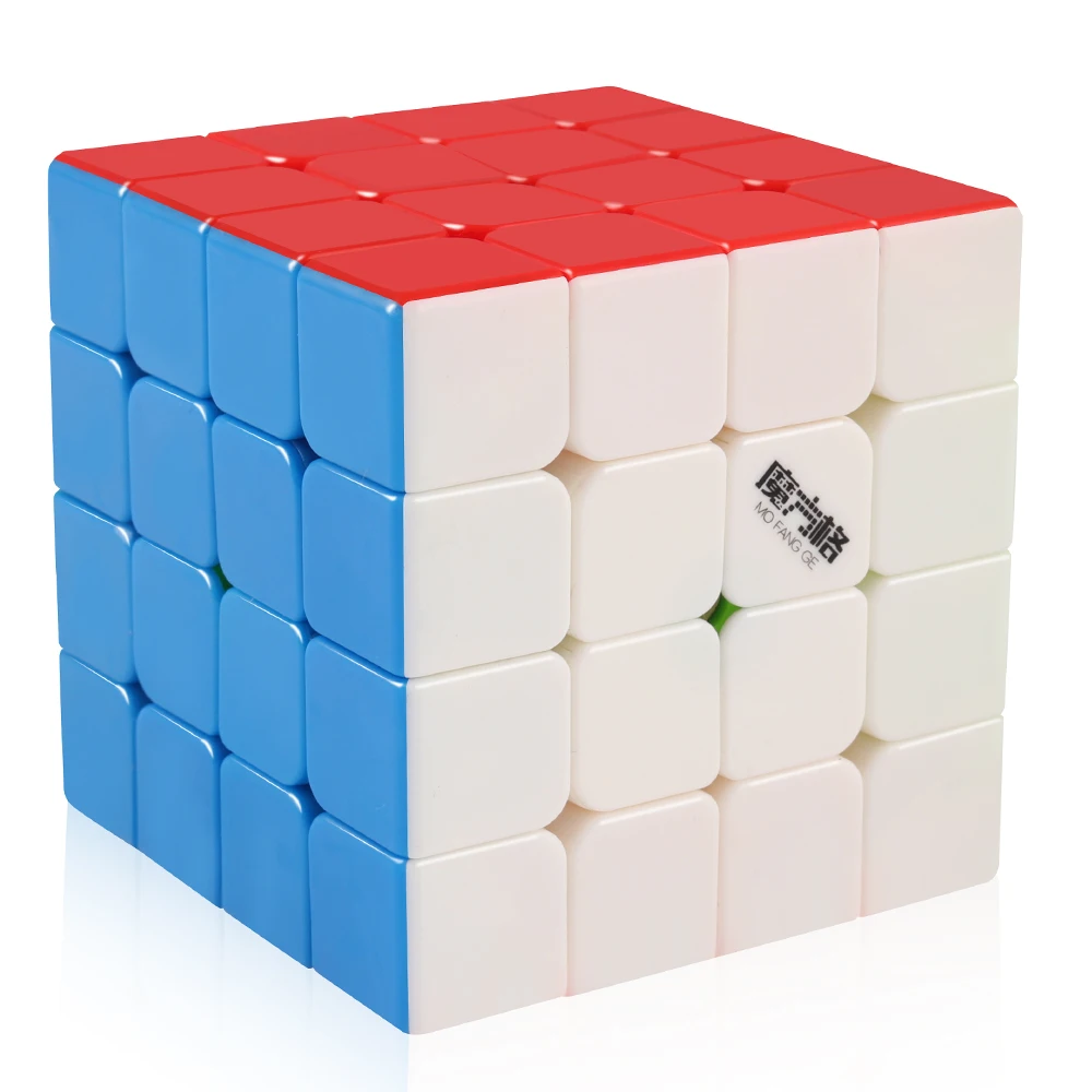 

D-FantiX Qiyi MoFangGe Wuque 4x4 Speed Cube Stickerless qiyi Magic Cube 4x4x4 Puzzle Toys 62mm for Kids Adult Student