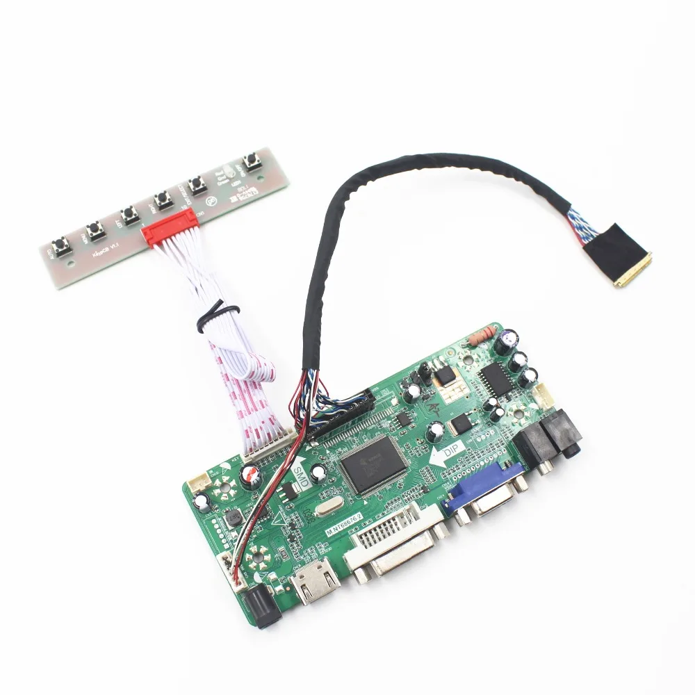 Жидкокристаллический дисплей Плата управления комплект с VGA HDMI DVI совместимому
