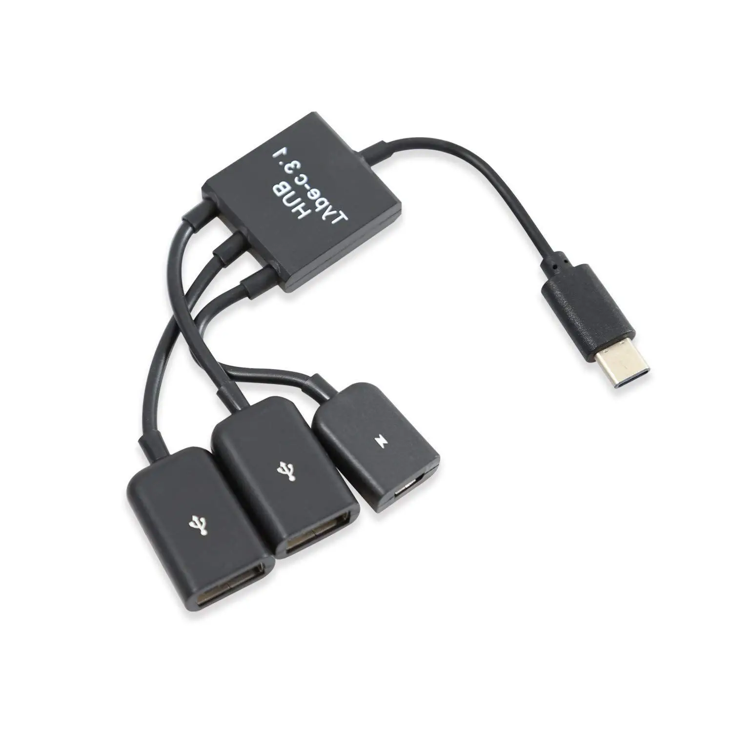 USB 3. 0 Type C папа к 2 двойным A 3 1 Мама + микро мама в OTG концентратор|Адаптеры Type-C| |