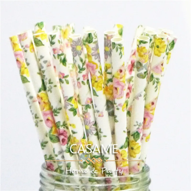 cute rose 25 С цветочным принтом, с каймой золотистого цвета одноразовая посуда розовый по производству бумажных тарелок пить самостоятельно стаканчик торт динозавр нож вилка вечерние поставки вечерние свадебные сувениры для свадьбы - Цвет: cute rose 25
