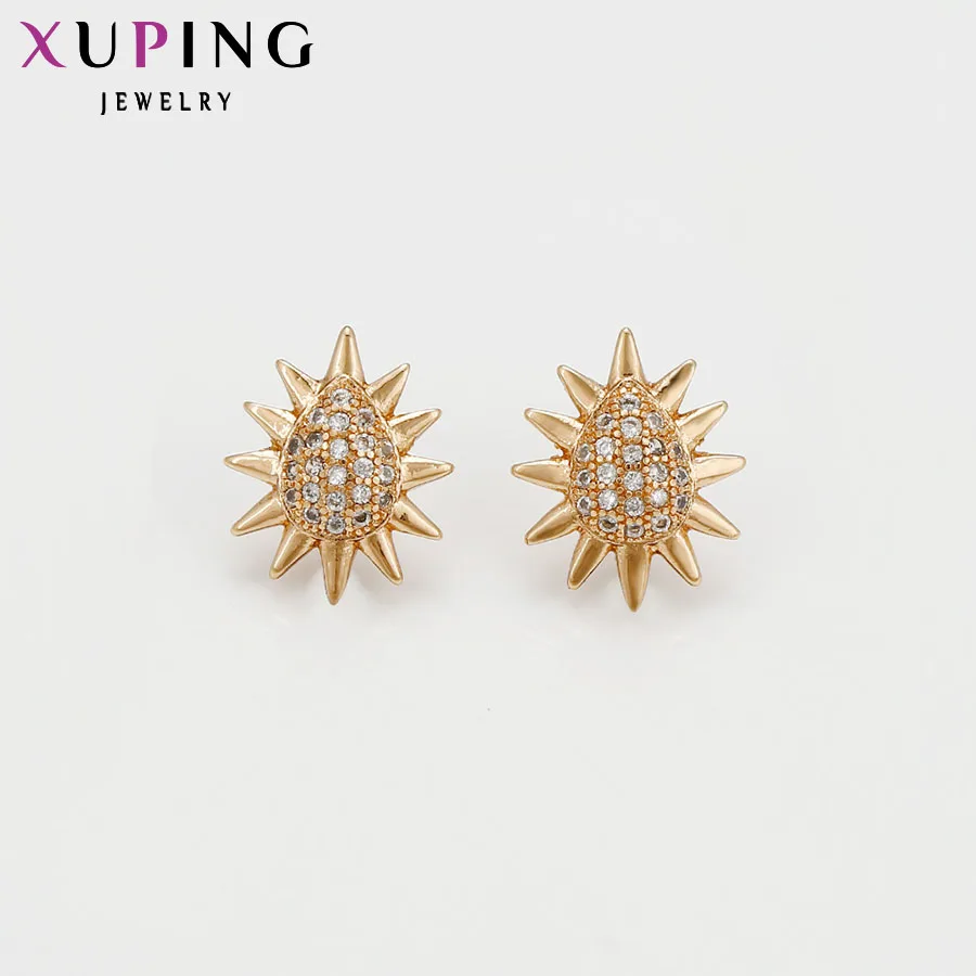 Xuping модные серьги 2018 Новые Модные специальные позолоченные гвоздики ювелирные
