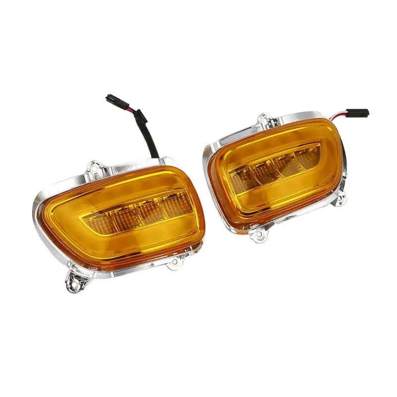Передние СВЕТОДИОДНЫЕ Сигналы поворота оранжевые линзы для Honda Goldwing GL1800 2001-2017 F6B
