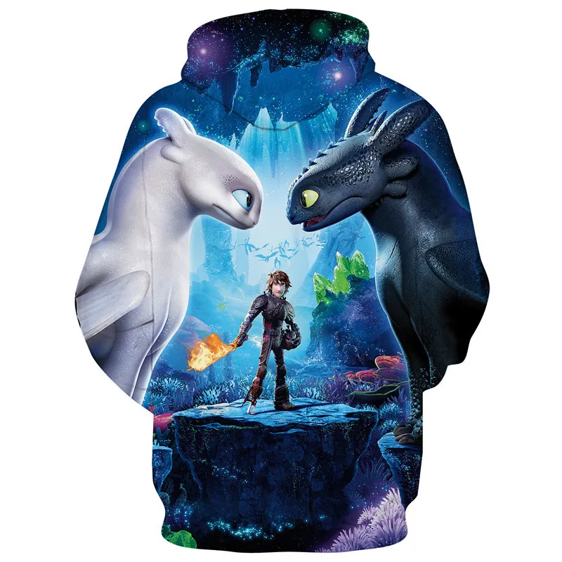 Костюм для косплея Как приручить дракона 3 толстовка с капюшоном и 3D принтом Hiccup