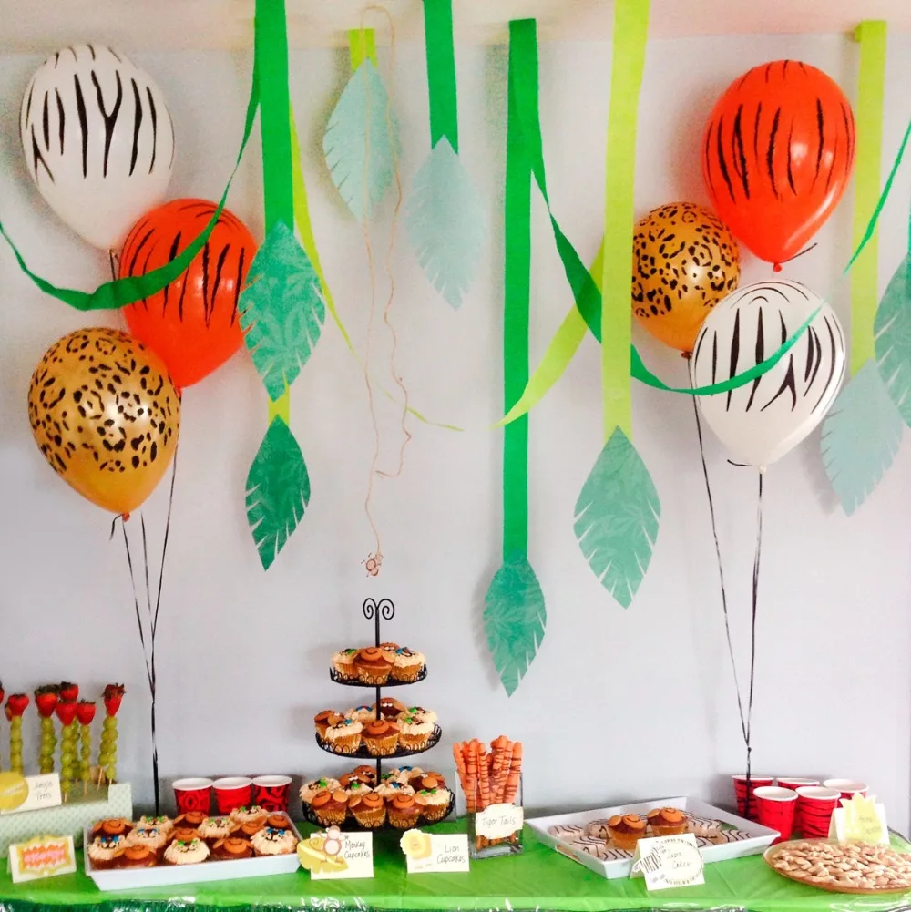 

animal balloons birthday jungle party decor kids birthday toys animal head inflatable helium balloon forest theme balloons