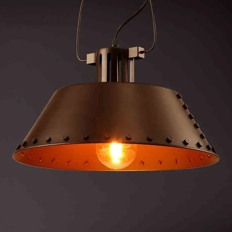 Лофт ретро арт Ресторан подвесной светильник винтажный креативный горшок бар