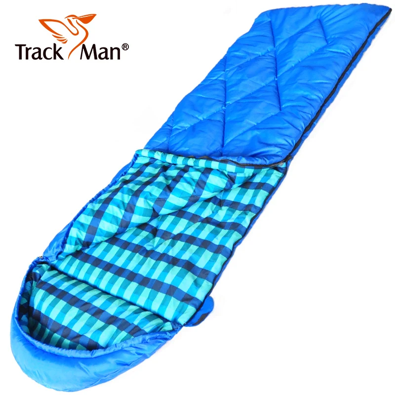 Camping Outdoor Double Sleeping Bag Envelope Spring and Autumn Hiking Portable with Pillow 2.2*0.75M | Спорт и развлечения