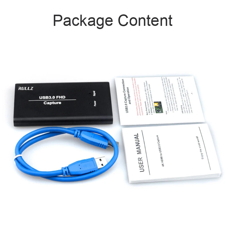 Full HD USB 3,0 HDMI Игровая видеокарта для записи для MAC Win10 Facebook Youtube OBS Twitch Meeting на открытом воздухе прямая трансляция