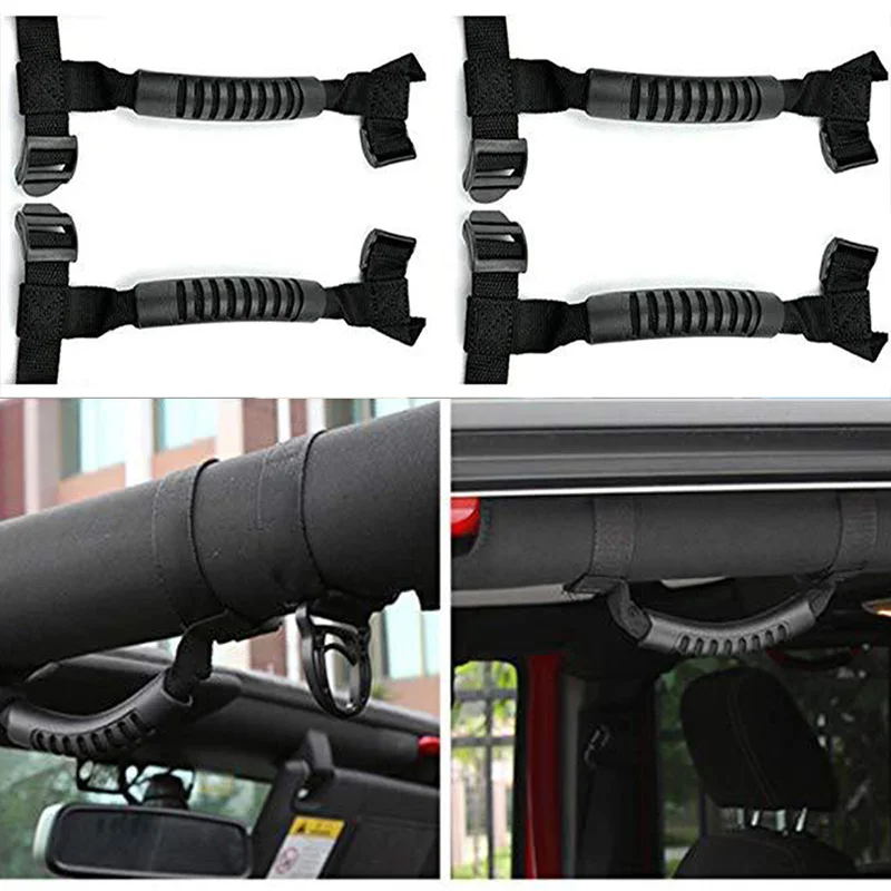 1 шт. ручка для захвата подлокотника автомобиля Тяговая планка Jeep Wrangler YJ TJ JK JKU Sports
