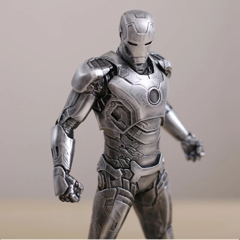 Железный человек 1/6 1:6 Mark VII MK43 31 см Мстители Железный человек MK43 Tony Stark статуя смолы