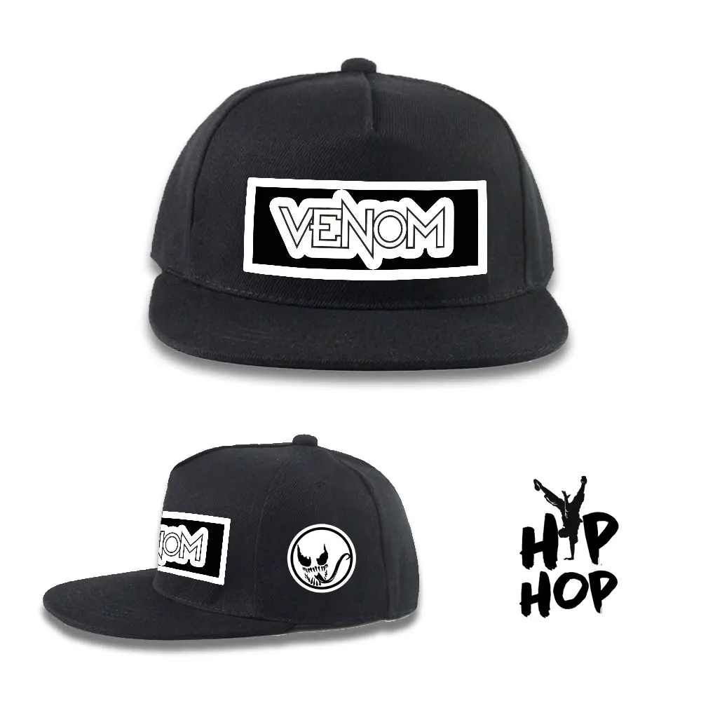 Eshop чудо-яд плоская бейсбольная Кепка унисекс супергерой хип-хоп Snapback B-boy шляпа на