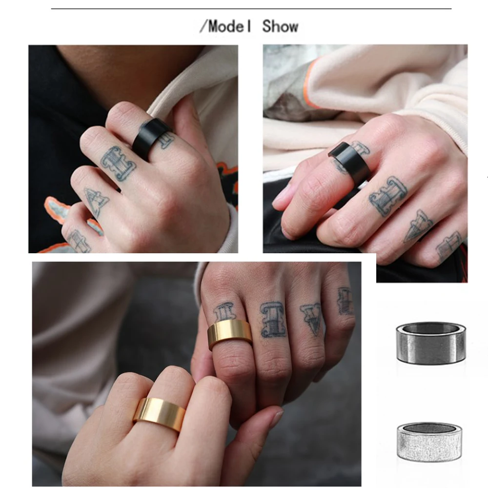 EVBEA 2019 титана Нержавеющая сталь Викинг панк готика античное простое кольцо