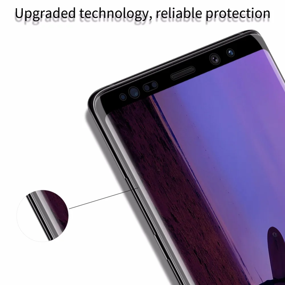 Для Samsung Galaxy Note 8 note8 стекло DS + Max полное покрытие закаленное Защита экрана HD