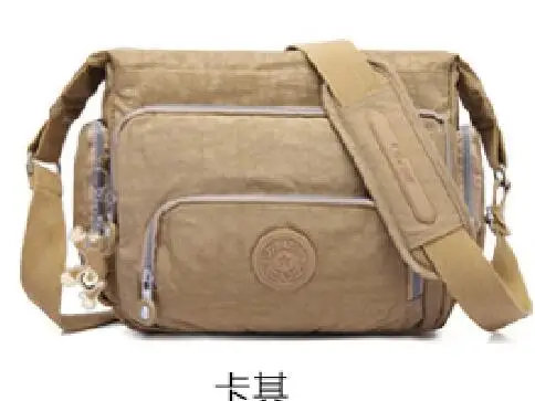 khaki TEGAOTE, роскошная женская сумка-мессенджер, нейлоновая сумка на плечо, женская сумка Bolsa Feminina, водонепроницаемая дорожная сумка, женская сумка через плечо - Цвет: khaki