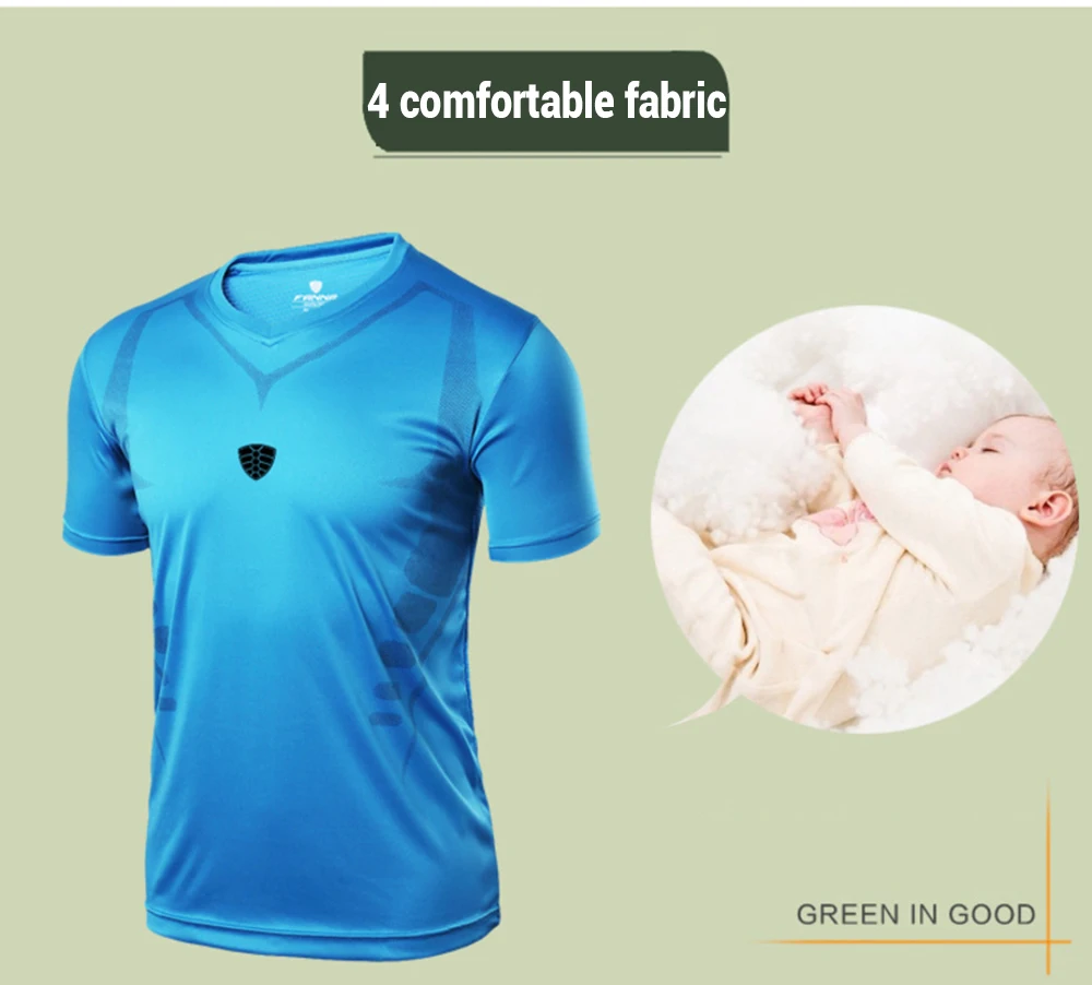 FANNAI, Мужская футболка, Poleras, быстросохнущая, короткий рукав, спортивная рубашка, для тренировок, фитнеса, бега, мужская, дышащая, Remeras Hombre